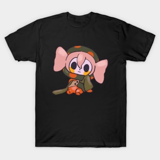 pink pastel charlotte witch sitting / madoka magica T-Shirt